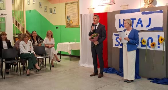 Uroczystość w Szkole Podstawowej nr 1 w Słupcy