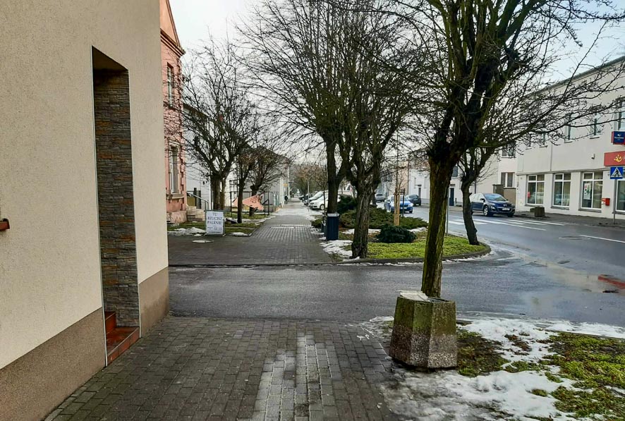 Skrzyżowanie ulic Słonecznej i Warszawskiej w Słupcy